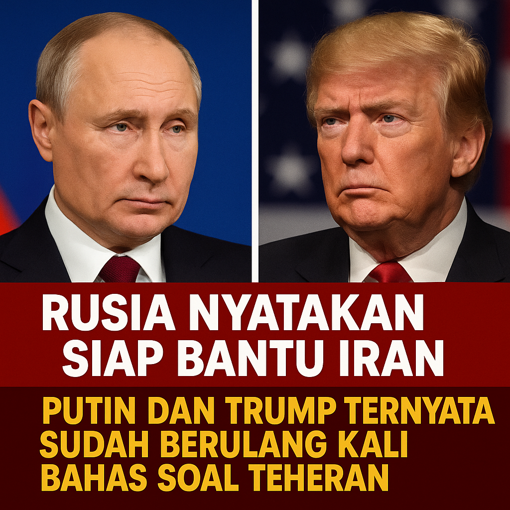 Putin Kirim Sinyal Keras: Kami Siap Bantu Iran Lawan Amerika!